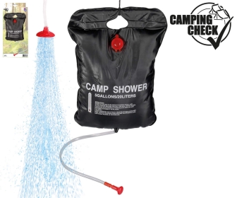 Camping, Dusche, Wassersack, tragbar, aufblasbar