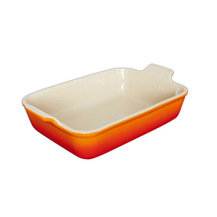 LeCreuset SW Auflaufform re. 32cm Kirschrot
