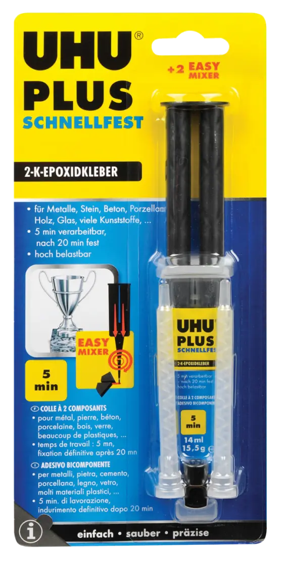 Uhu-45655 Kleber plus schnellfest 15 g