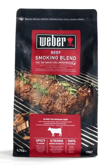 Rindfleisch, Räucher-Blend, scharfes Aroma, starker Rauch, 100% natur