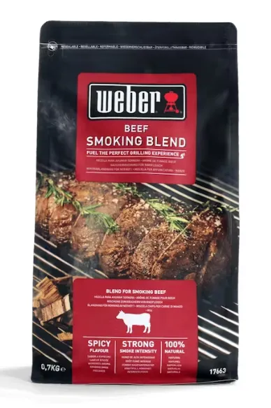 Rindfleisch, Räucher-Blend, scharfes Aroma, starker Rauch, 100% natur