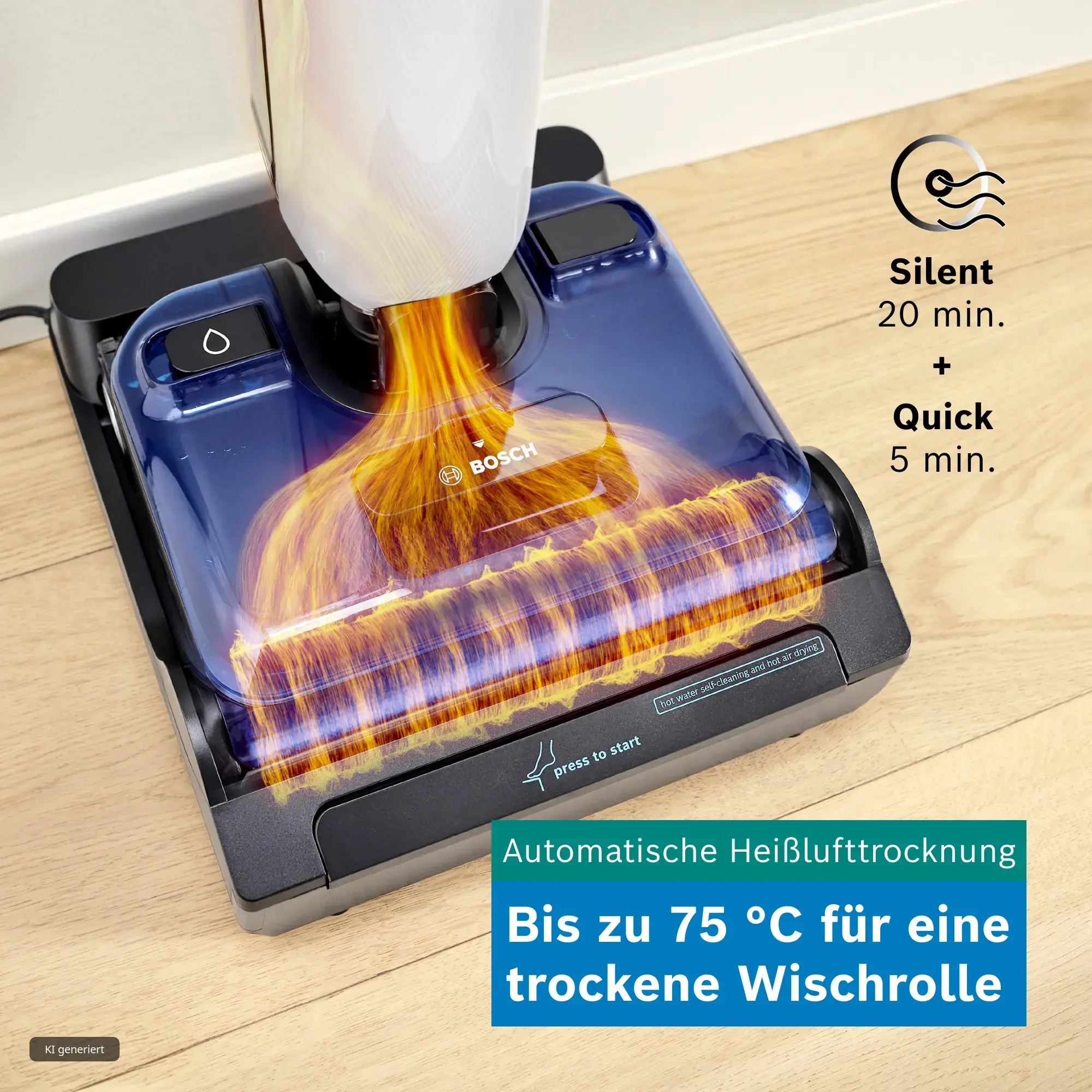 staubsauger, handstaubsauger, staubsaugerrolle, rotationsbürste, heißluft-trocknung