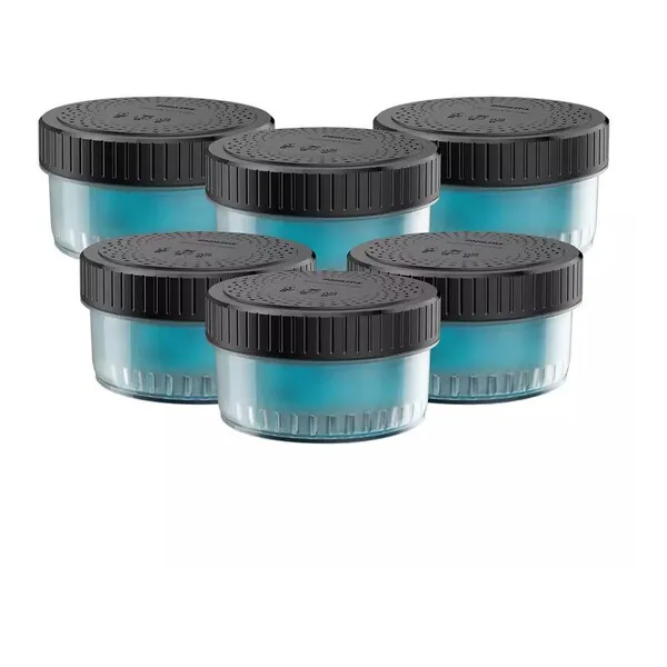 Petrischalenbehälter, Glasbehälter, blauer Gel, Aufbewahrungsglas, Mit Deckel
