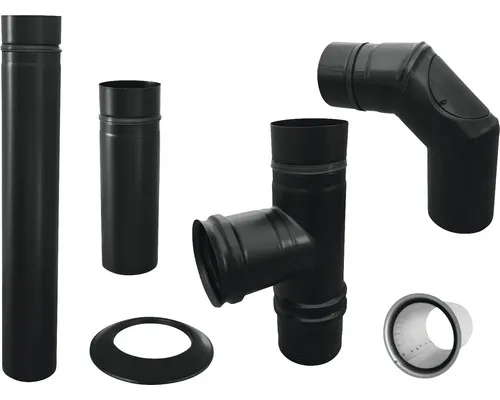 2781050 Pellet-Set, 6 tlg., d:80mm schwarz, eingezogen mit Silikondichtung