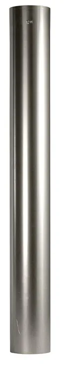 Edelstahl, Zylinder, Metallstange, Rohr, polierte Oberfläche