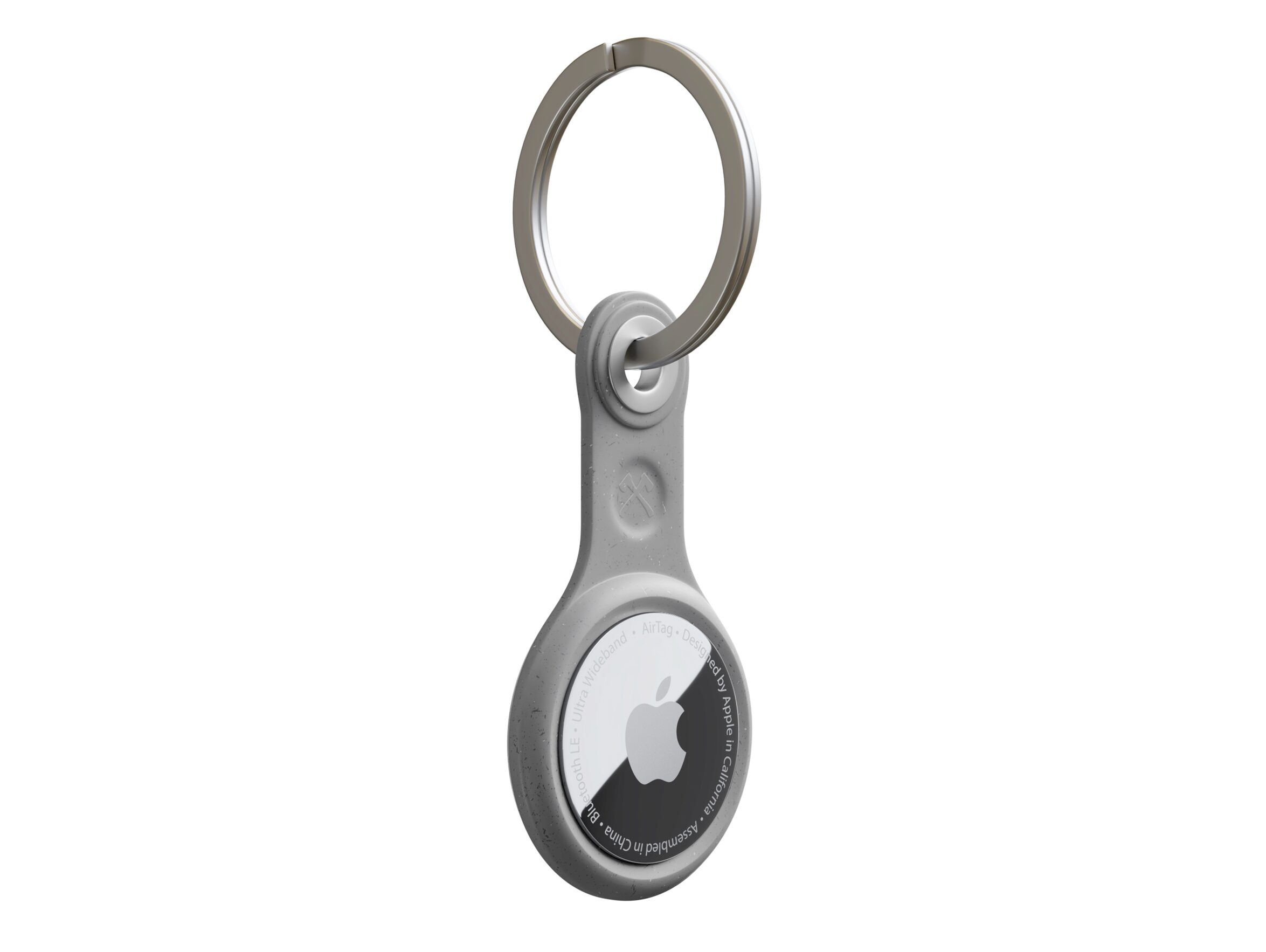 Woodcessories AirTag  Schlüsselanhänger grau