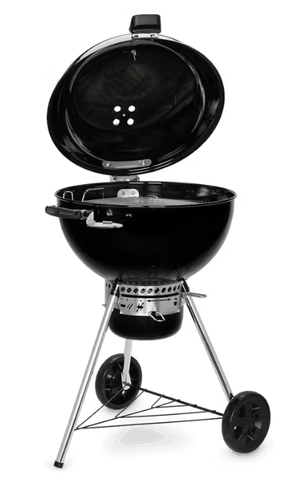 Holzkohle-Grill, Kesselgrill, Grill mit Deckel, Deckel, Beine