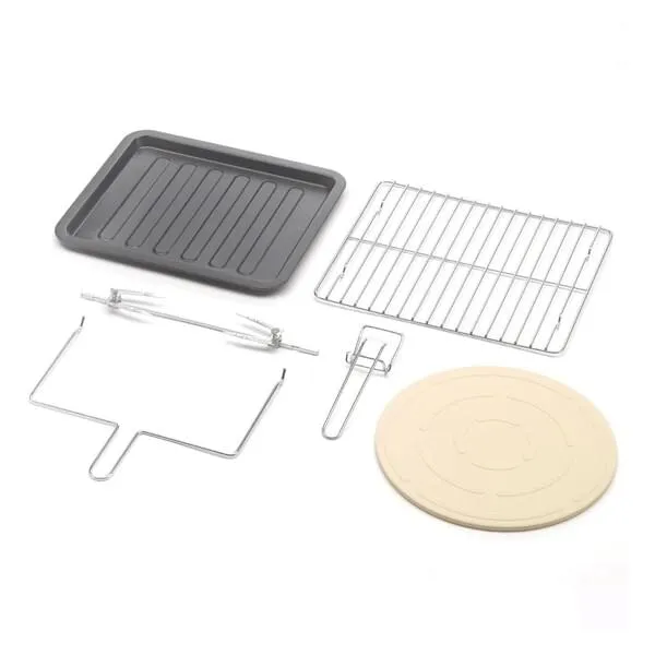 Caso Design-Minibackofen TO26 SilverStyle inkl. Pizzastein