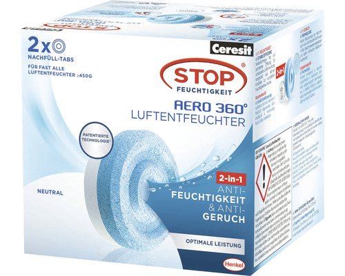 3e- 1206405 Ceresit Luftentfeuchter Tabs 2x450g