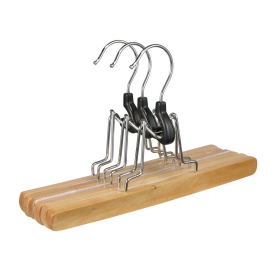 Gurte, Holzbase, Metallschlingen, Kleiderbügel, Antirutsch-Griff