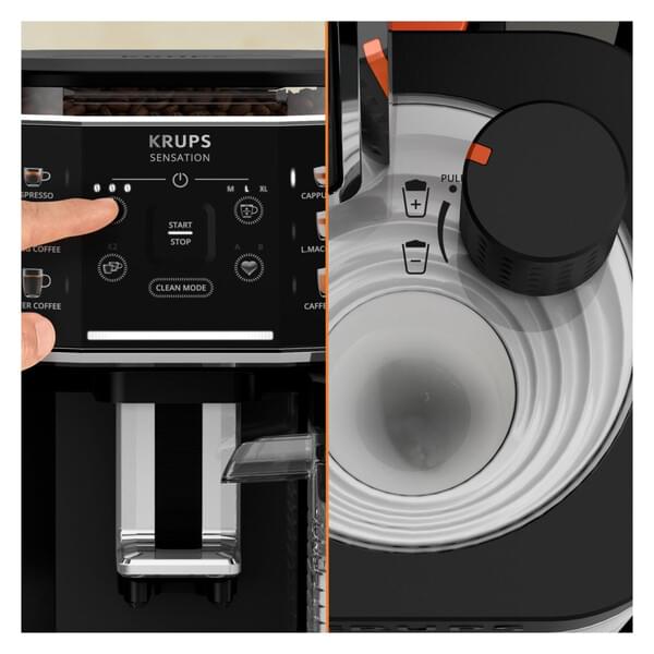 Kaffeemaschine, Espresso, Kännchen, Kanne, Bedienfeld
