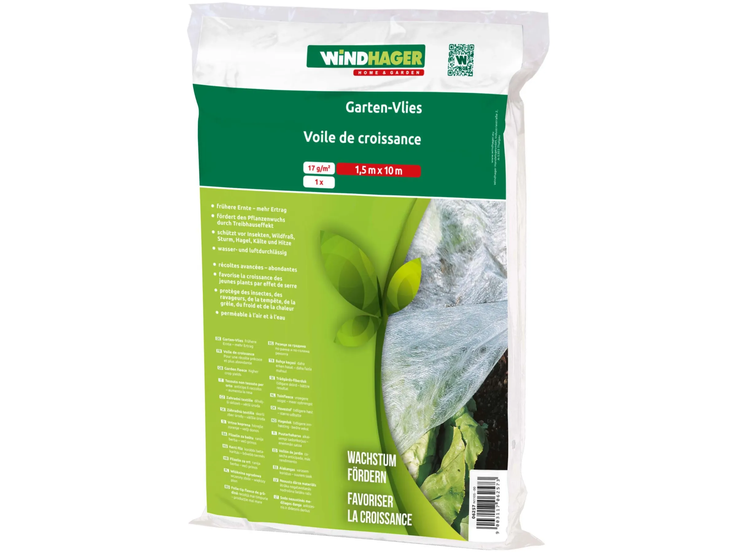 6257 Garten-Vlies BASIC 10x1,5m 17g/m2 1062723