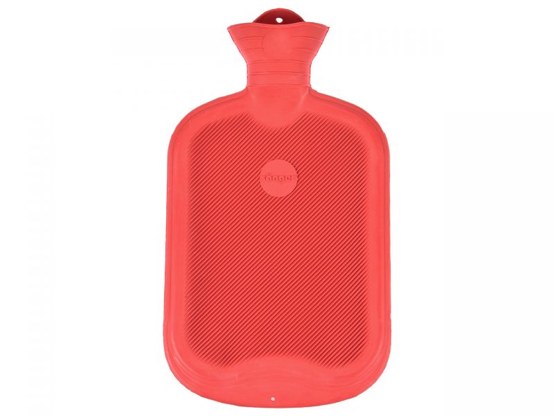 Sänger 1118628  Wärmflasche Gummi 2l rot
