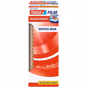 TESA Klebefilm  hochtransprent B:15mm, L:33mm 1 Rolle