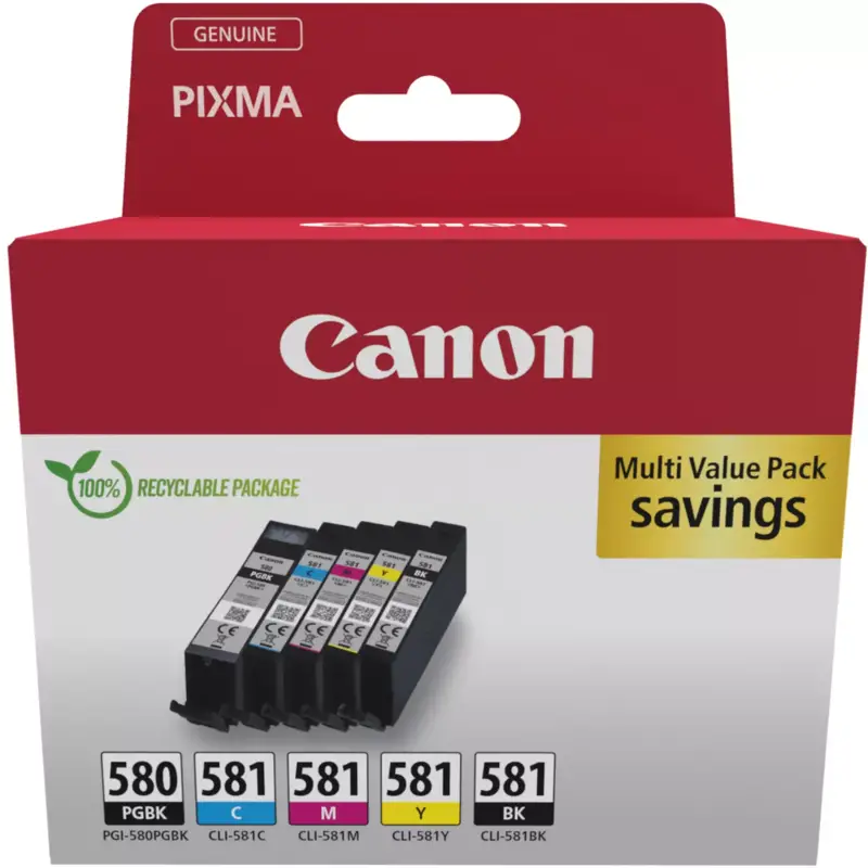 Drucker Tintenpatronen, Tintenpatrone, Farbpatronen, Mehrfachpack, Canon