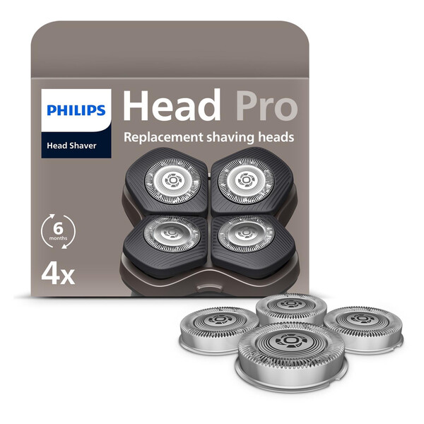Rasierköpfe, Ersatzköpfe, Rasierkopf, Philips, 4x
