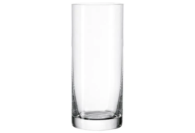 hohes Glas,  Trinkglas,  klares Glas,  leeres Glas,  ohne Stiel Glas