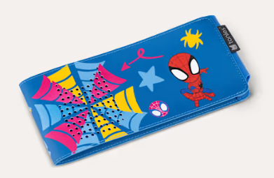 kindergarten, Geldbörse, Spider-Man, blau, muster