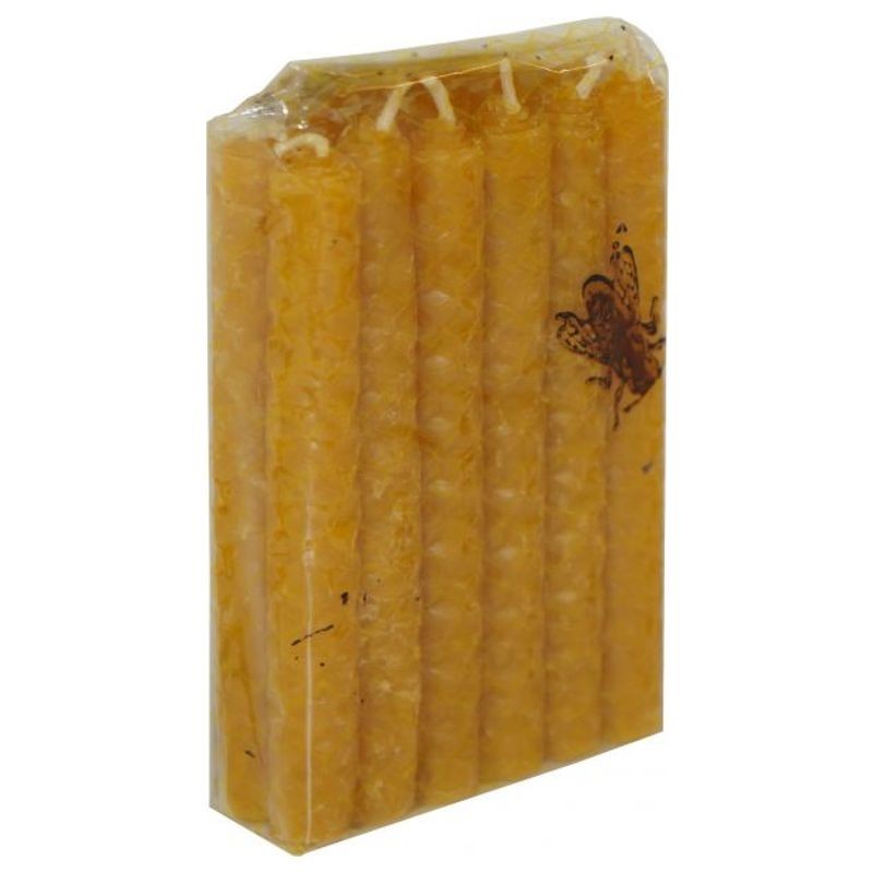 Jeka 120/BW Christbaumkerzen 12er/Pkg. Bienenwachs