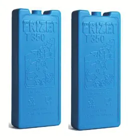 Plastikflasche, blauer Behälter, Zweierpack, wiederverwendbare Flasche, Griffgriff