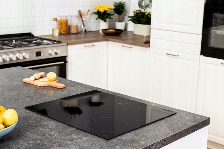 Drinnen, Küche, Kochfeld, Innenarchitektur, Tischplatte