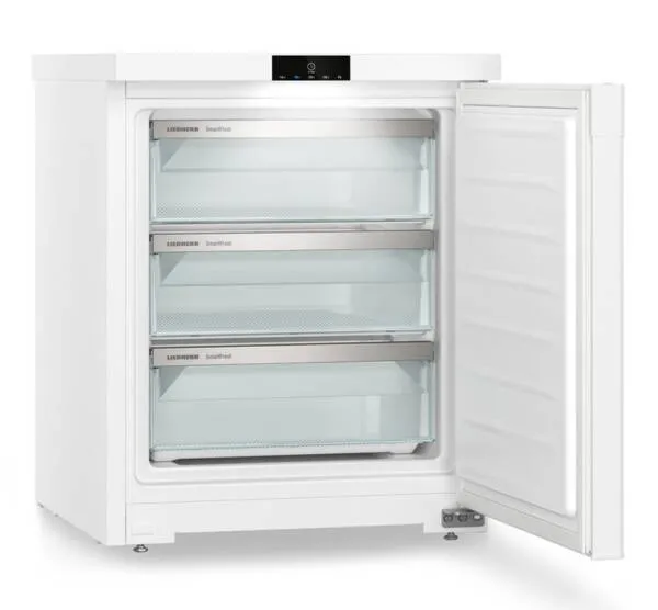 Kühlschrank, Refrigerator, 3-Schubladen, Edelstahl, Weiß