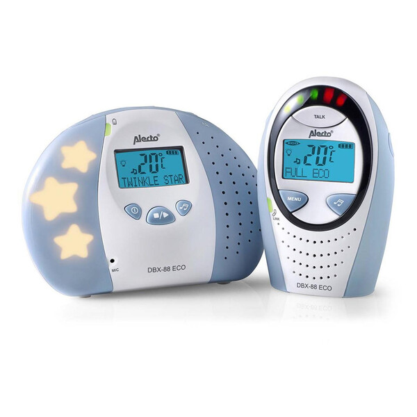 Babyphone, kabellose Übertragung, Eco, Sterne Licht, digitale Anzeige