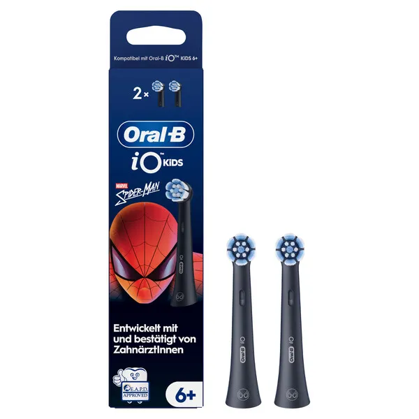 elektrische Zahnbürste, Kinder, Spiderman, Spiderman-Logo, blau
