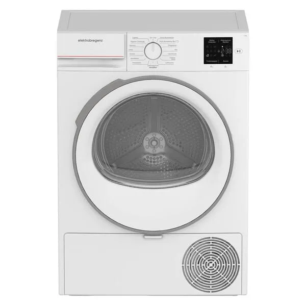 Waschmaschine, Frontlader, Trockner, elektronische Steuerung, Weiß
