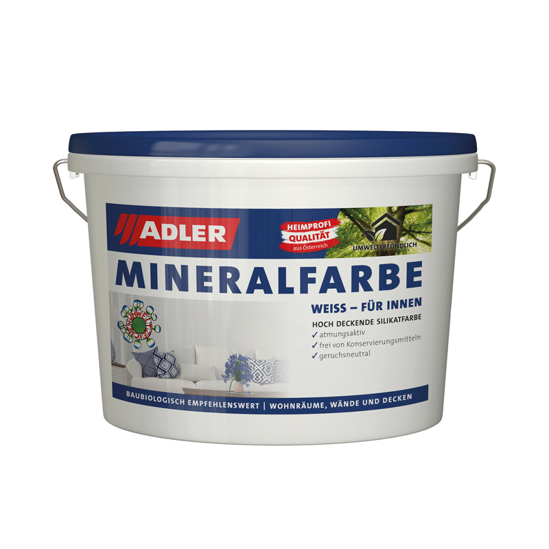 Wandfarben innen Mineralfarbe Weiß 4kg 409005649204