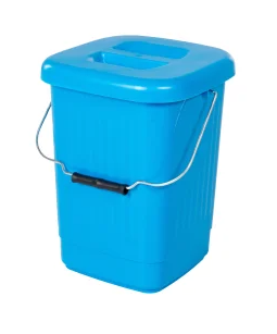 T-10167124 Viereck-Deckeleimer, 9L, blau