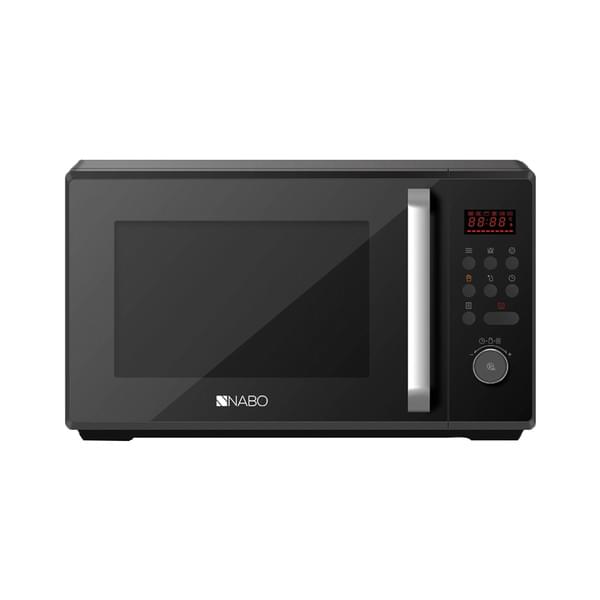 Mikrowelle, Küchengerät, digitales Display, Glastür, Bedienfeld