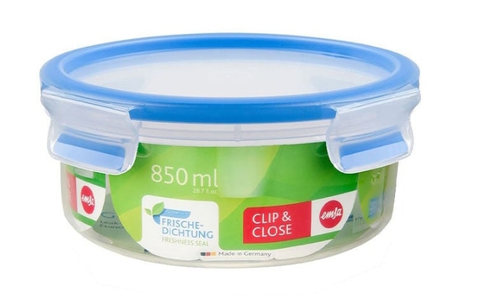 Glasbehälter, Aufbewahrung, Behälter, 850ml, Clip-Verschluss