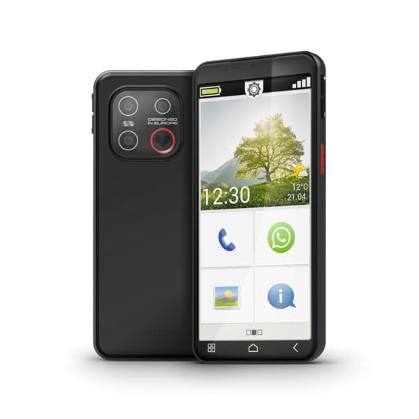 smartphone, schwarz, Doppelkamera, Quad-Kamera, Vorderes Display
