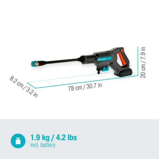 14800-31 Akku-Mitteldruckreinger AquaClean 24/18V P4A Premium Ready-T