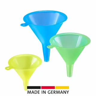 Trichter, Plastik, Gießtrichter, Küchengerät, Satz Trichter