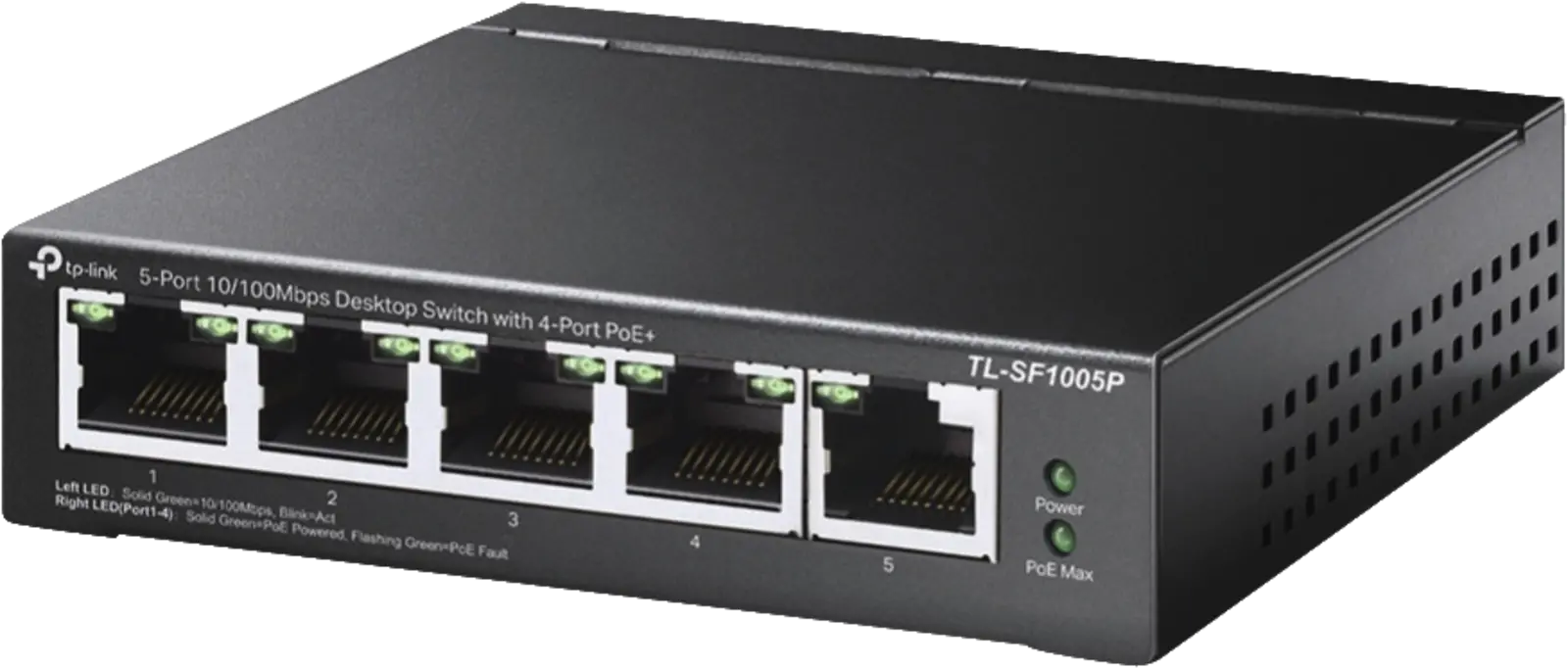 Netzwerk-Switch, tp-link, 5-Port, PoE-Switch, Desktop-Rack-Mount