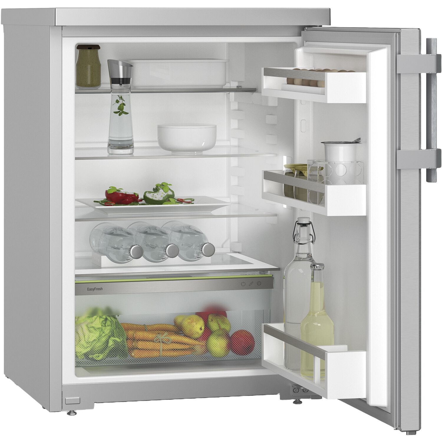 Kühlschrank, Minikühlschrank, Gerät, Glasflasche, Gemüse