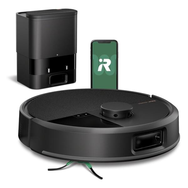 Saugroboter, Autowischmopp, Ladestation, Smartphone-App, runder Basis