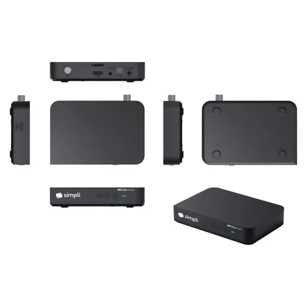 media-Player, Set-Top-Box, Hdbox, schwarz, kompakt