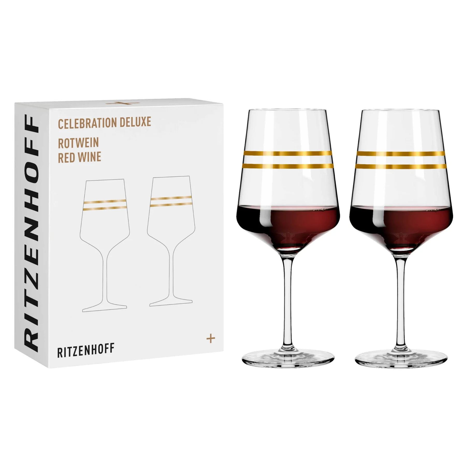 Ritzenhoff  Celebration Deluxe Rotwein 2er Set