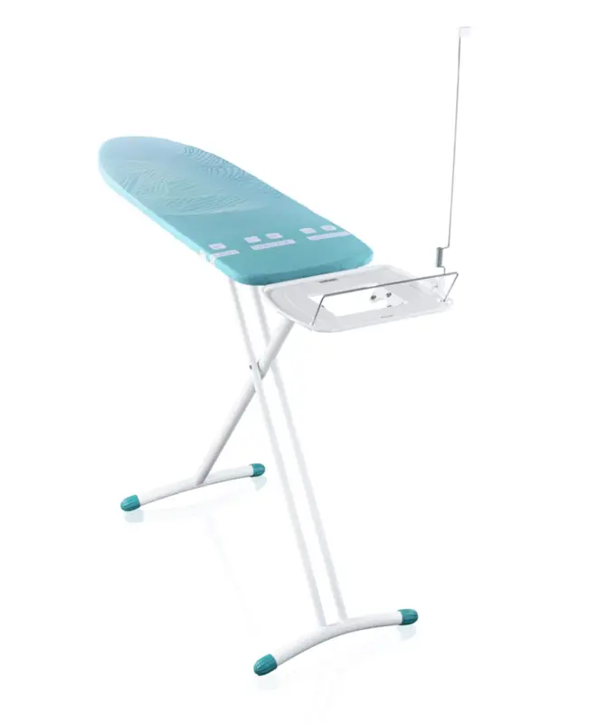 Bügelbrett, Bügelbrett, Bügeleisen, verstellbar, blaue Abdeckung