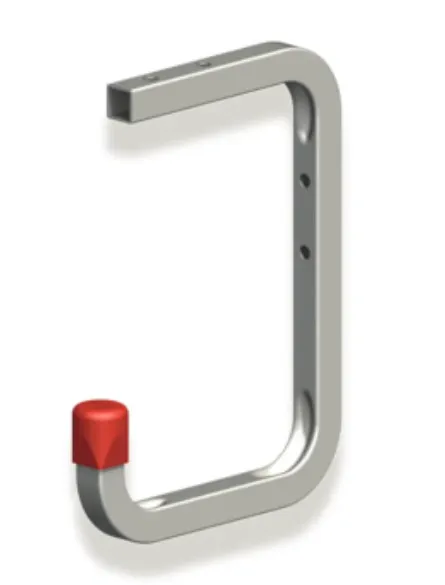 C-Klemme, Klemme, G-Klemme, Metall, Rote Knopf