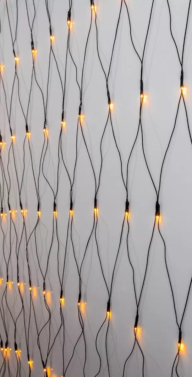 LED-Lichternetz GOLDEN WARM WHITE SW