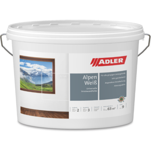 Wandfarben innen Aviva Alpen-Weiß 15l 409506362615