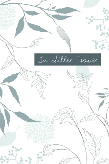 Schal, Muster, Blumenmuster, hellblau, Textetikett