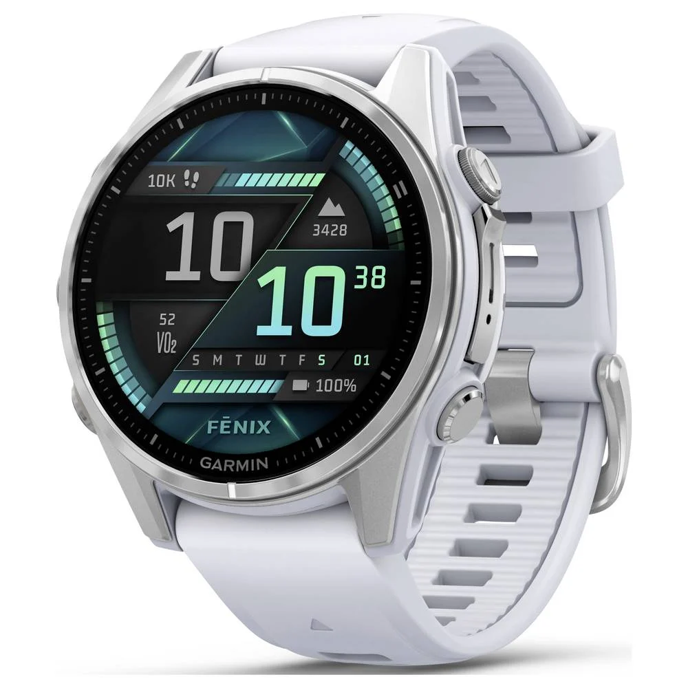 Garmin Fenix 8 Smartwatch, whitestone/white 010-02903-00