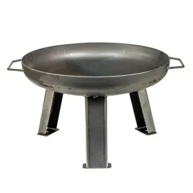 Grillpfanne, Runde Pfanne,  Campgrill, Metallpfanne, Tripod-Grill