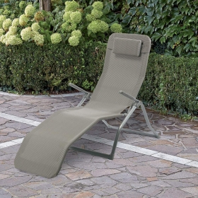 Liege, Außenbereich, Liegestuhl, Gewebe, verstellbar