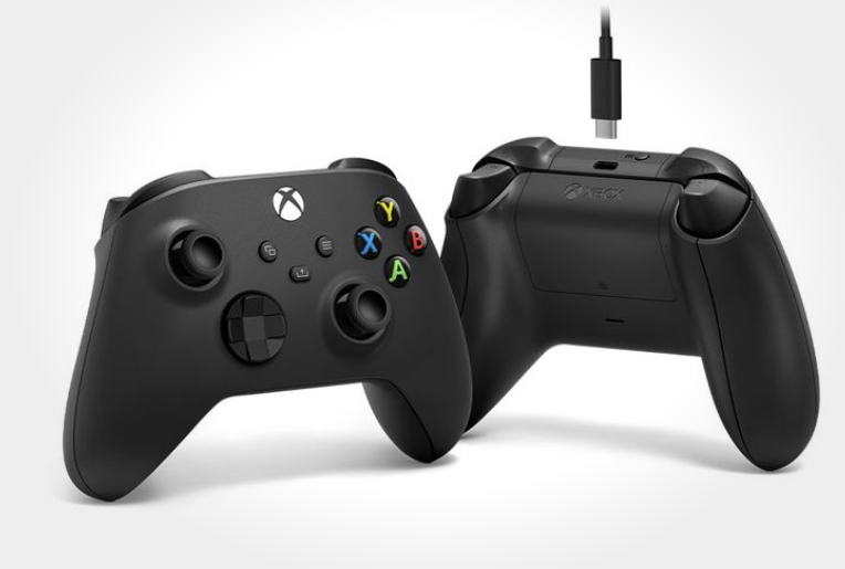 Gamepad, Controller, Xbox, Kabelgebunden, Schwarz